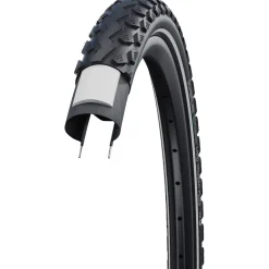 Schwalbe Land Cruiser Plus Draadband - Active | Green Compound | Puncture Guard - E25 - 28x1.60" | Black Reflex