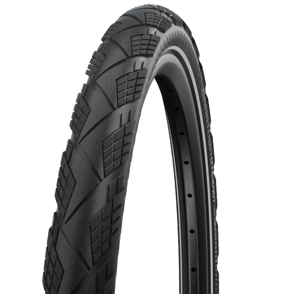 Schwalbe Marathon Efficiency Vouwband - Evolution | Addix Race | Super Race | V-Guard - ECE-R75 - 28x1.35" | Black Reflex