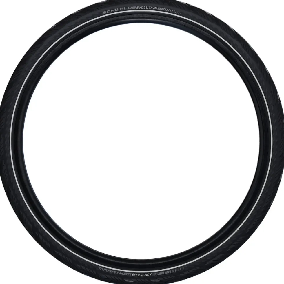 Schwalbe Marathon Efficiency Vouwband - Evolution | Addix Race | Super Race | V-Guard - ECE-R75 - 28x1.35" | Black Reflex