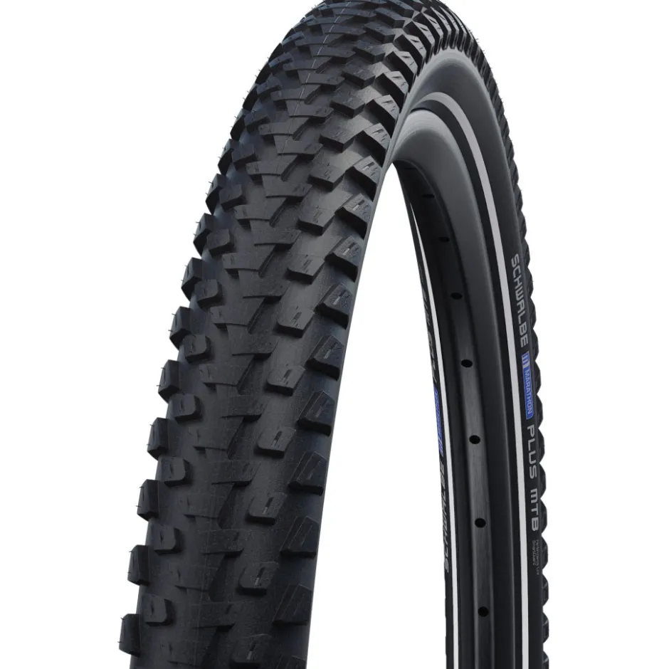 E-Bike Banden|Banden < Schwalbe Marathon Plus MTB Draadband - Performance | Addix | Smart Guard - ECE-R75 - 26" | Black Reflex