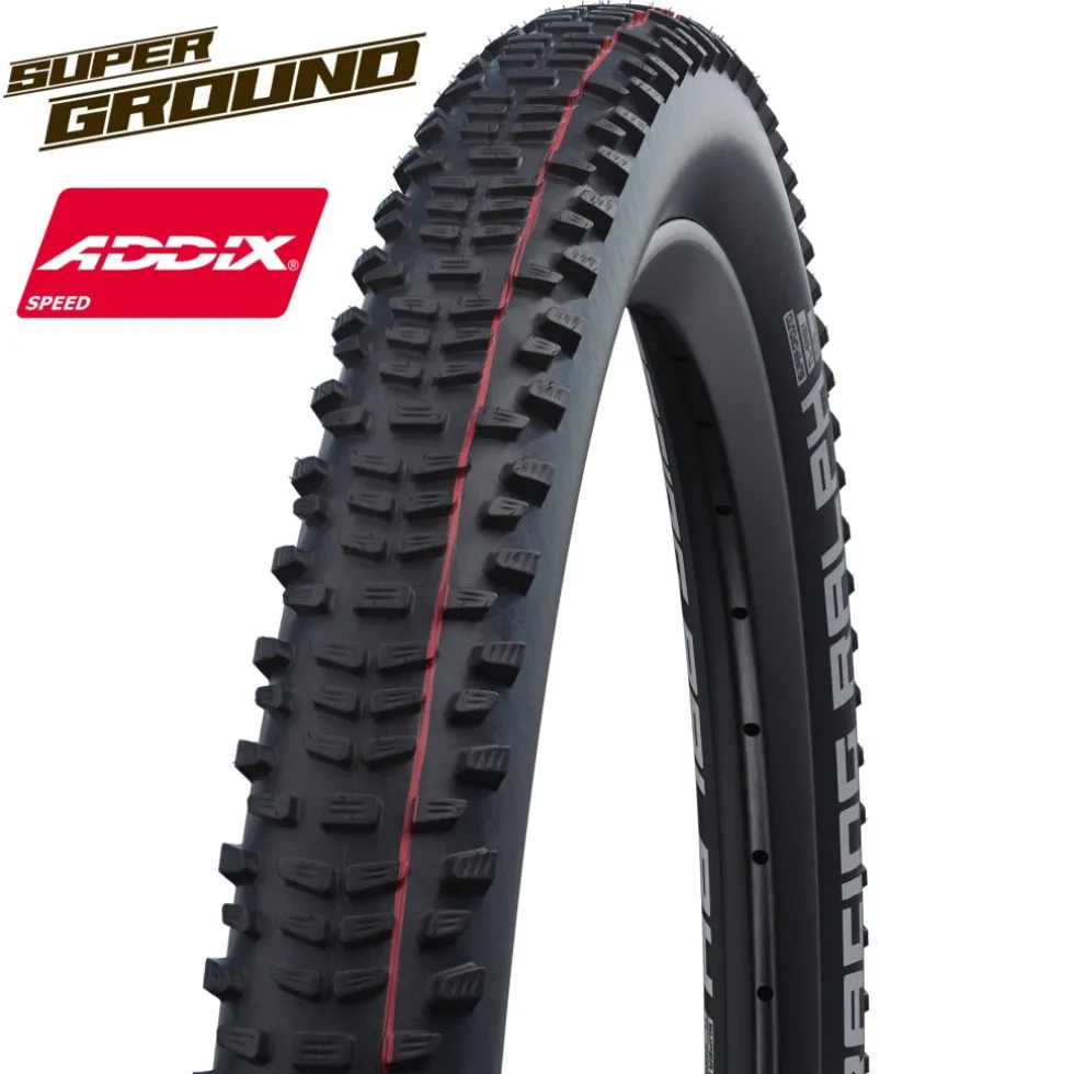 Schwalbe Racing Ralph Vouwband - Evolution | AddixSpeed | SuperGround | TLEasy | E-25 - 29x2.25"