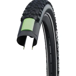 E-Bike Banden < Schwalbe Smart Sam Plus Draadband - Performance | Addix | DD - Greenguard | ECE-R75 - 29x2.25" | Black Reflex