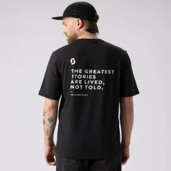 SCOTT Authentic T-shirt met korte mouwen voor heren - black
