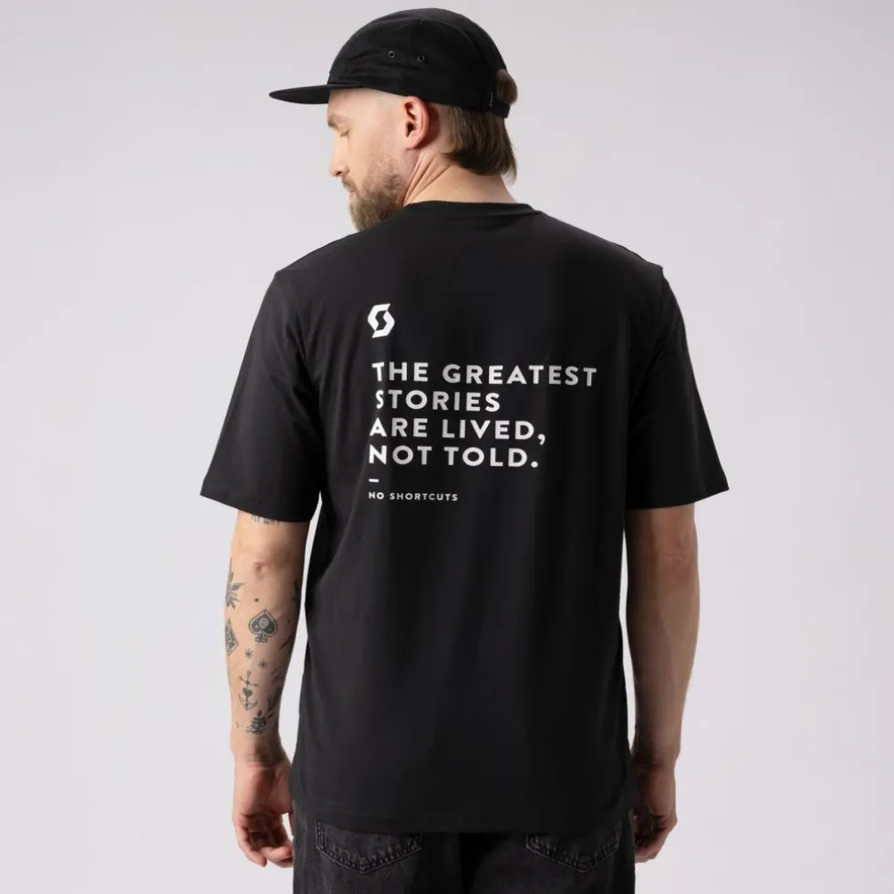 SCOTT Authentic T-shirt met korte mouwen voor heren - black