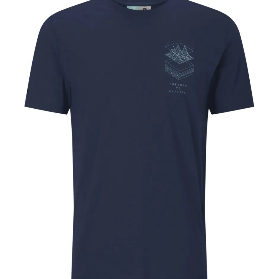 T-Shirts & Tops < SCOTT Defined DRI T-hirt et korte ouwen voor heren - dark bue