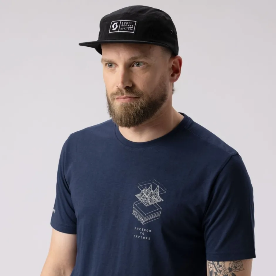 T-Shirts & Tops < SCOTT Defined DRI T-hirt et korte ouwen voor heren - dark bue