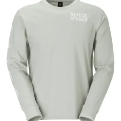 SCOTT Graphic T-shirt met lange mouwen voor dames - spray grey
