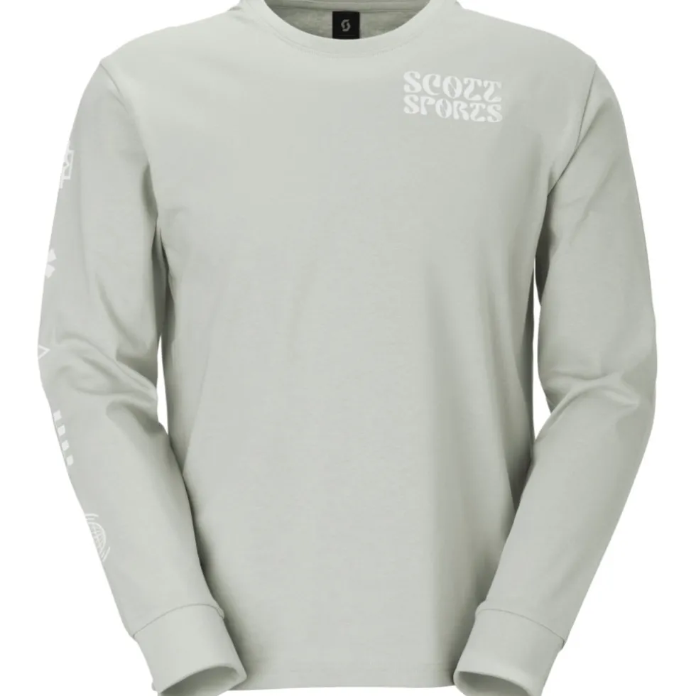 SCOTT Graphic T-shirt met lange mouwen voor dames - spray grey
