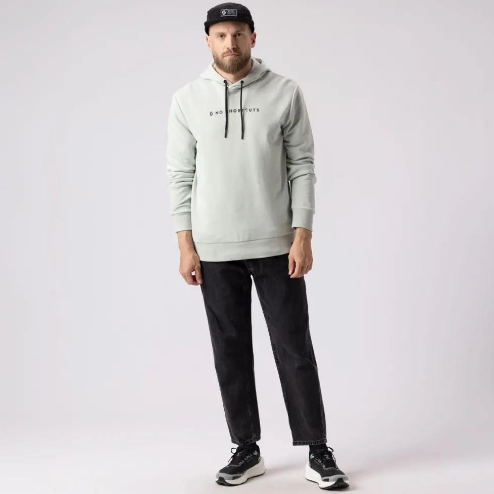 SCOTT No Shortcuts Hoodie met lange mouwen voor heren - spray grey