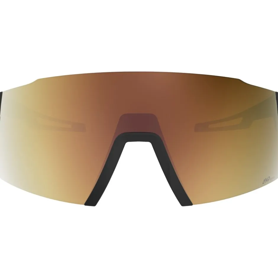 Alpine & Skibrillen < SCOTT Stride Compact Light Sensitive Zonnebril - black - AMP LS gold chrome S1-3