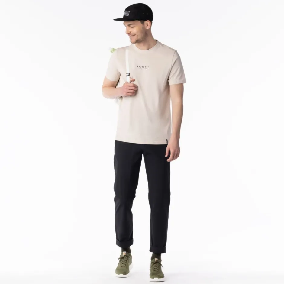 T-Shirts & Tops < SCOTT Typo T-hirt et korte ouwen voor heren - pray grey