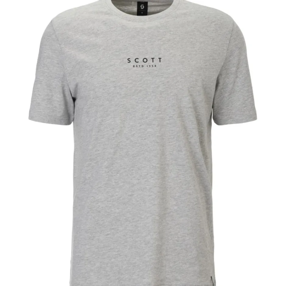 T-Shirts & Tops < SCOTT Typo T-hirt et korte ouwen voor heren - grey eange