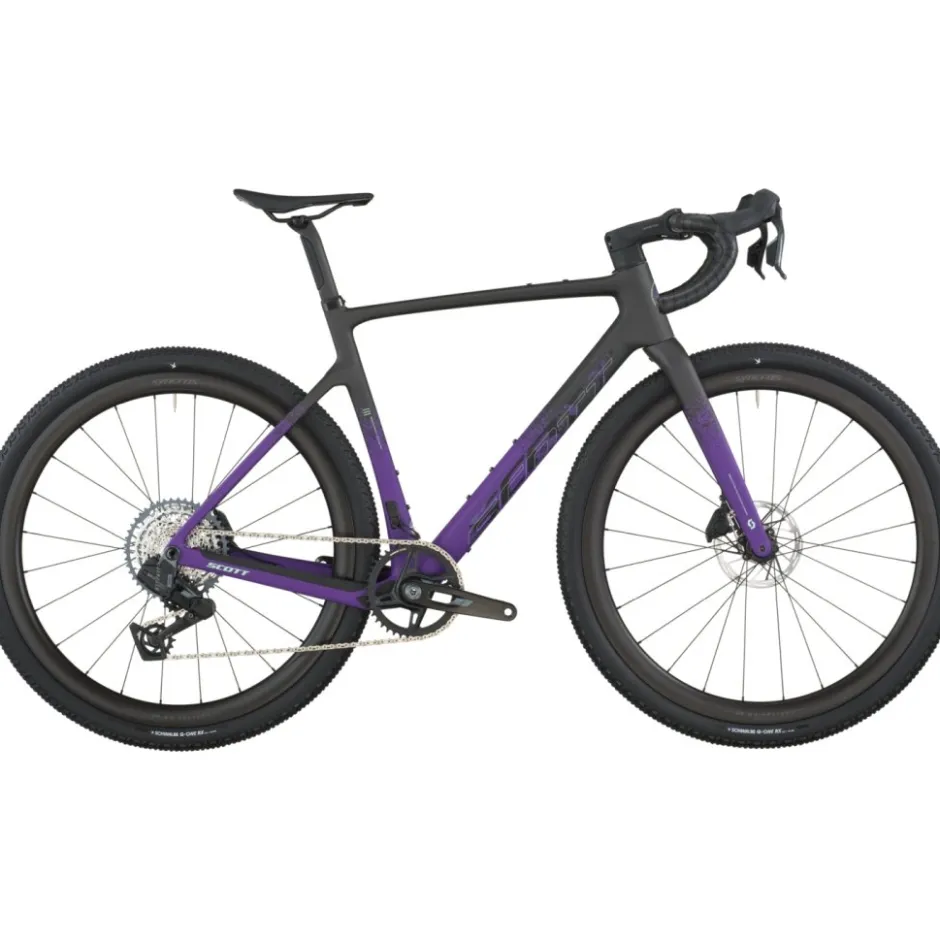 Gravelbikes Bikepacking < SCOTT ADDICT GRAVE 20 - Gravebike - 2026 - carbon back / indigo purpe