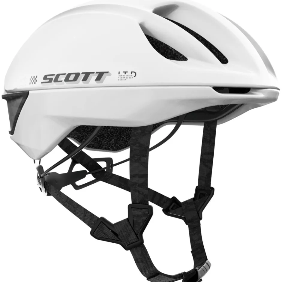 Gravelhelmen < SCOTT Cadence ip (CE) He - inera white