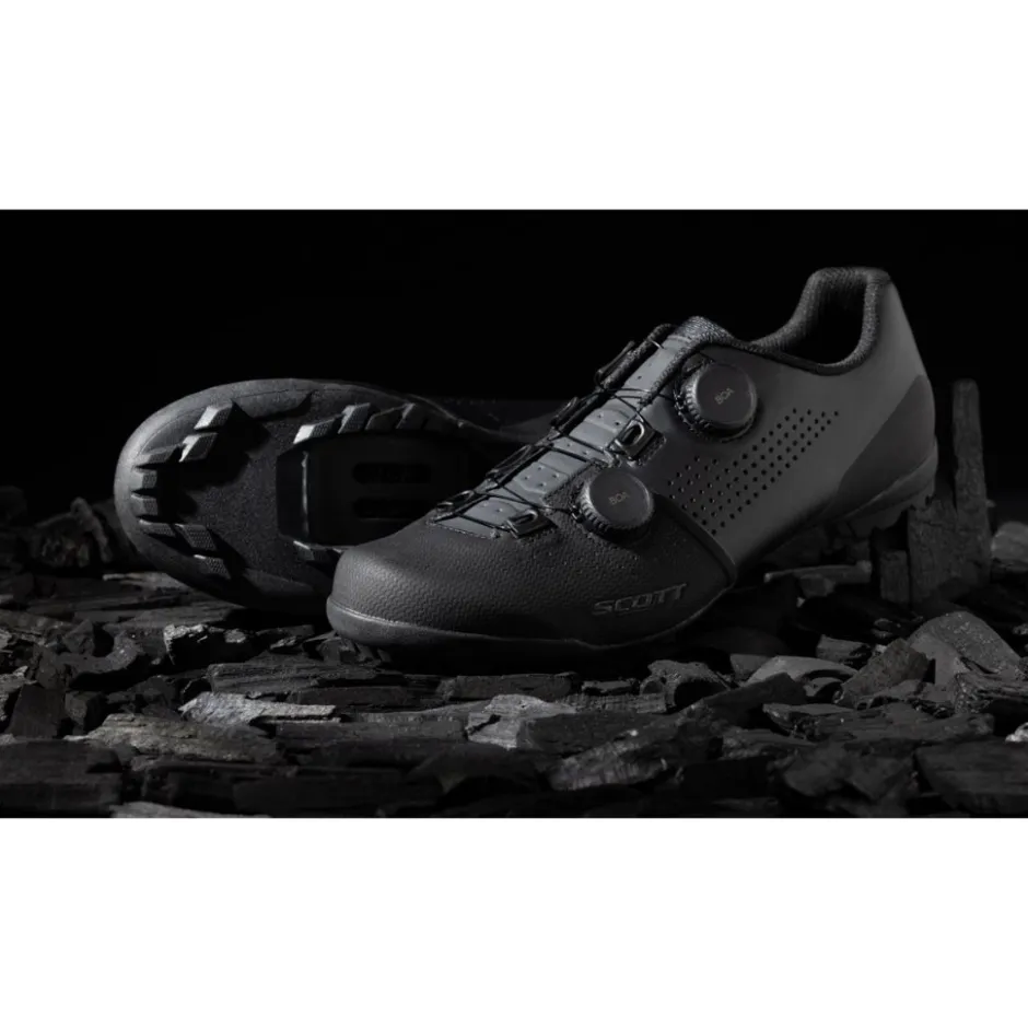 Klikschoenen|Gravelschoenen < SCOTT Gravel RC Carbon Schoenen Heren - white/black