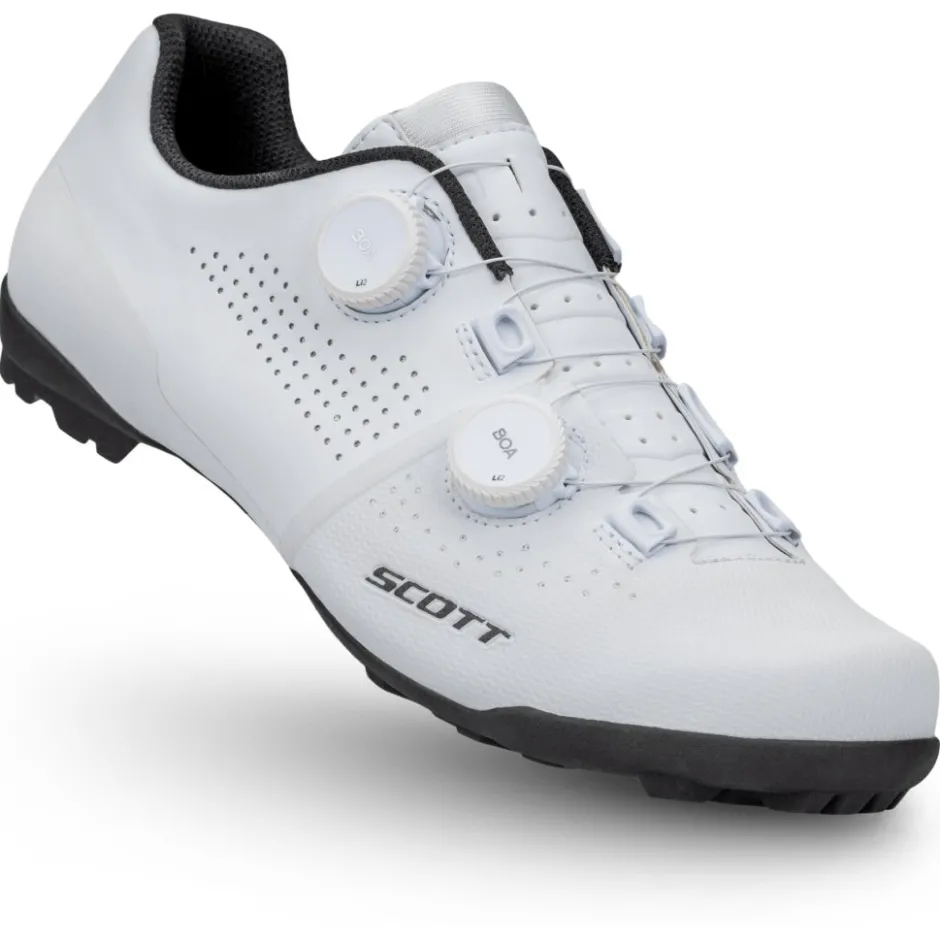 Klikschoenen|Gravelschoenen < SCOTT Gravel RC Carbon Schoenen Heren - white/black