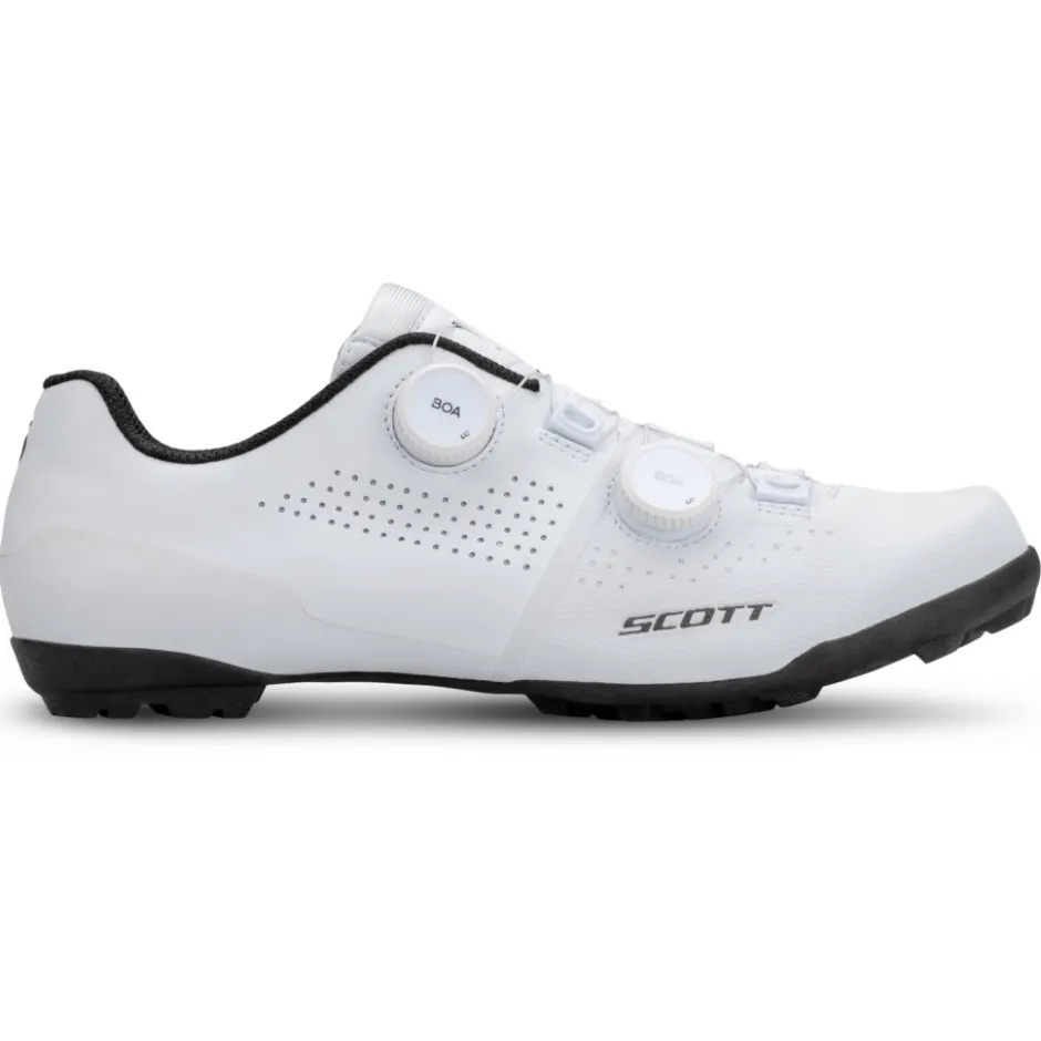 Klikschoenen|Gravelschoenen < SCOTT Gravel RC Carbon Schoenen Heren - white/black
