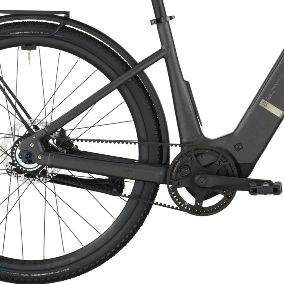 SCOTT PASSAGE 10 Belt Wave - Stedelijke e-bike - 2026 - midnight grey