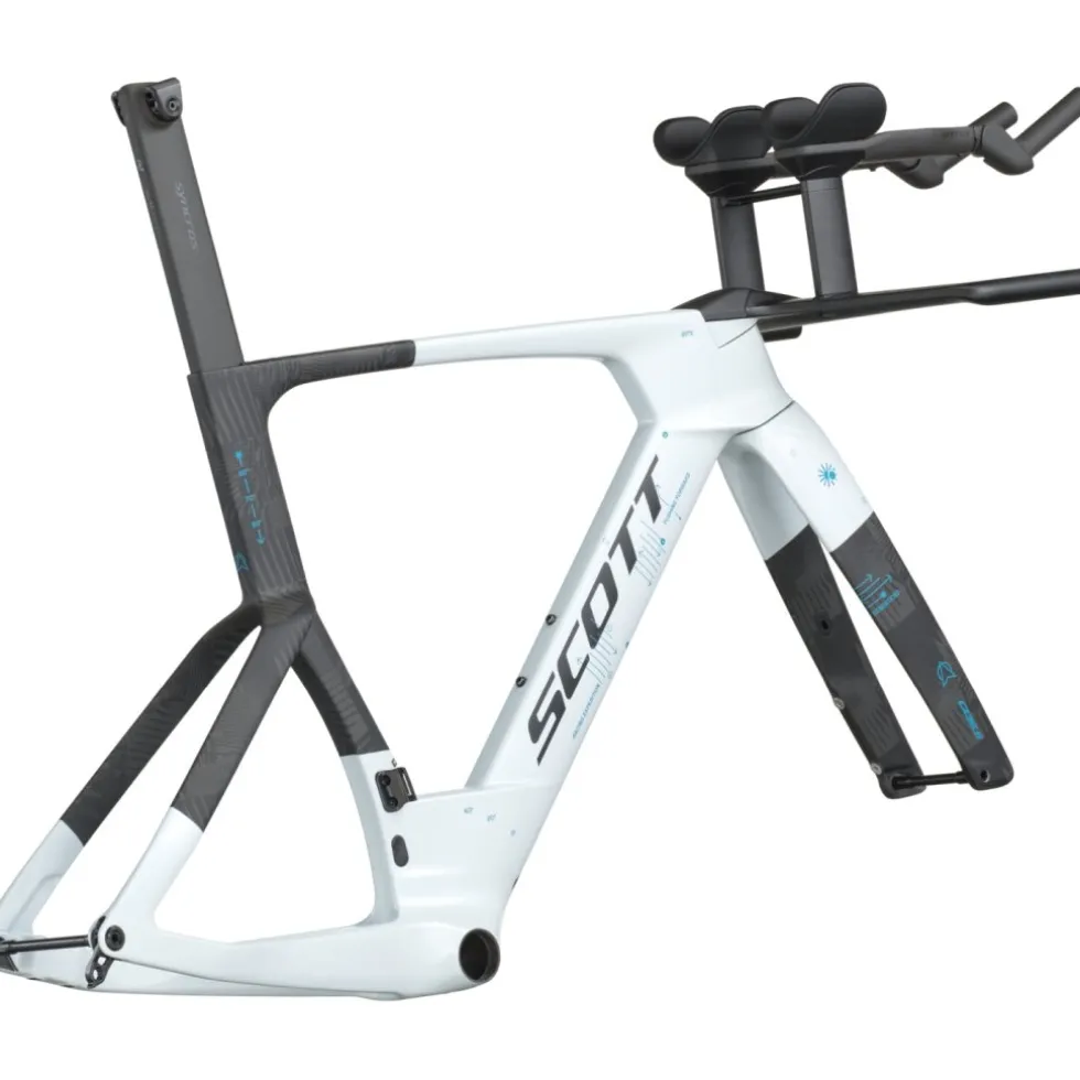 SCOTT PLASMA RC TT - Carbon frameset - 2026 - cumulus white/carbon black