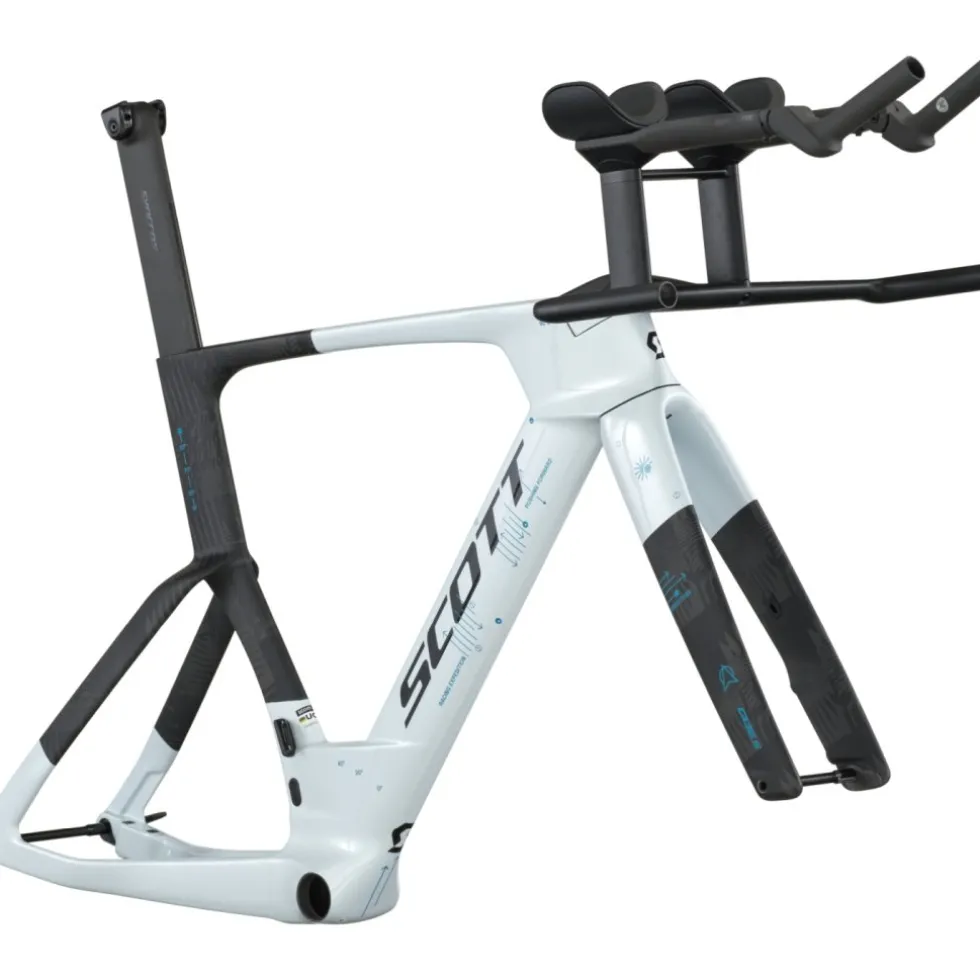 SCOTT PLASMA RC TT - Carbon frameset - 2026 - cumulus white/carbon black