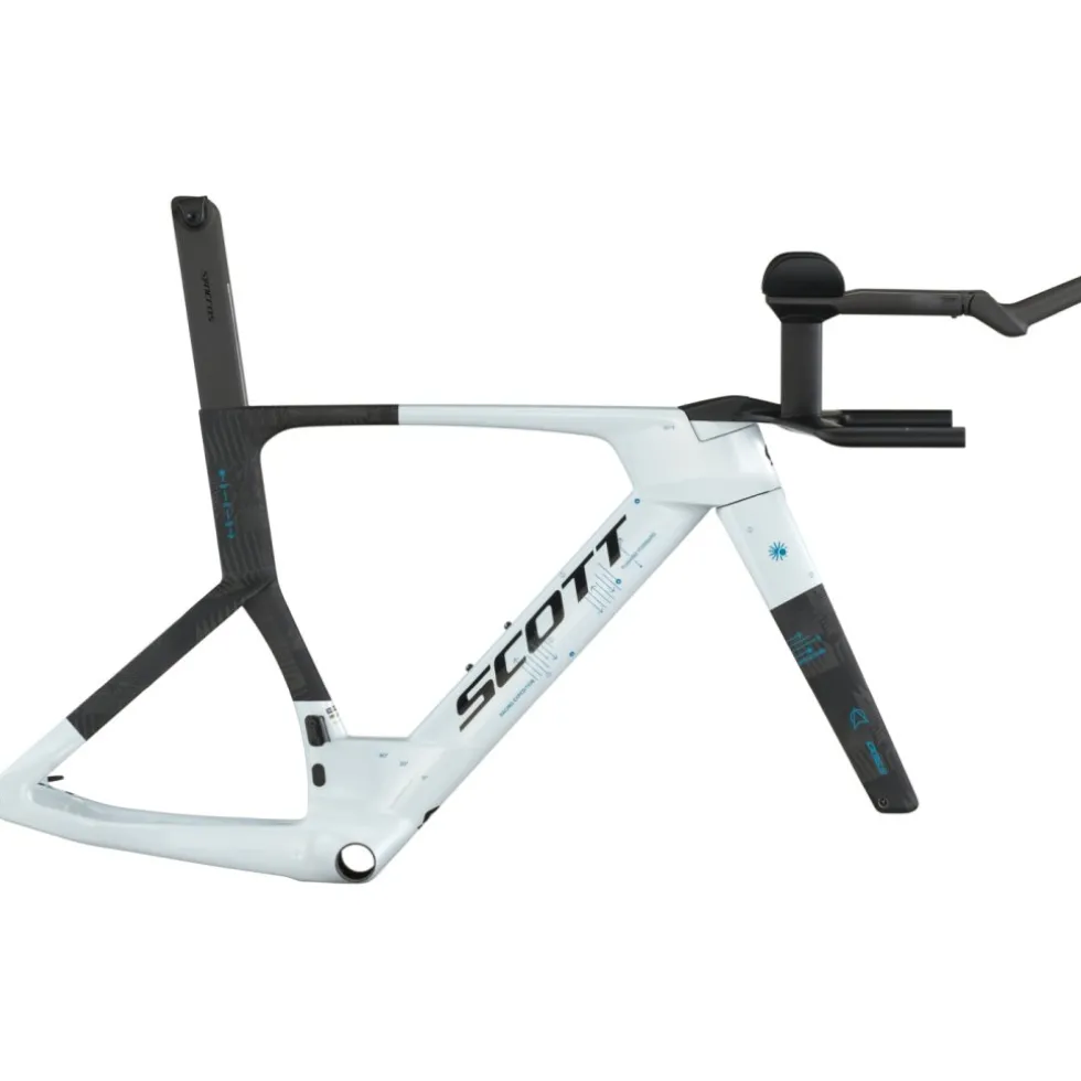 SCOTT PLASMA RC TT - Carbon frameset - 2026 - cumulus white/carbon black