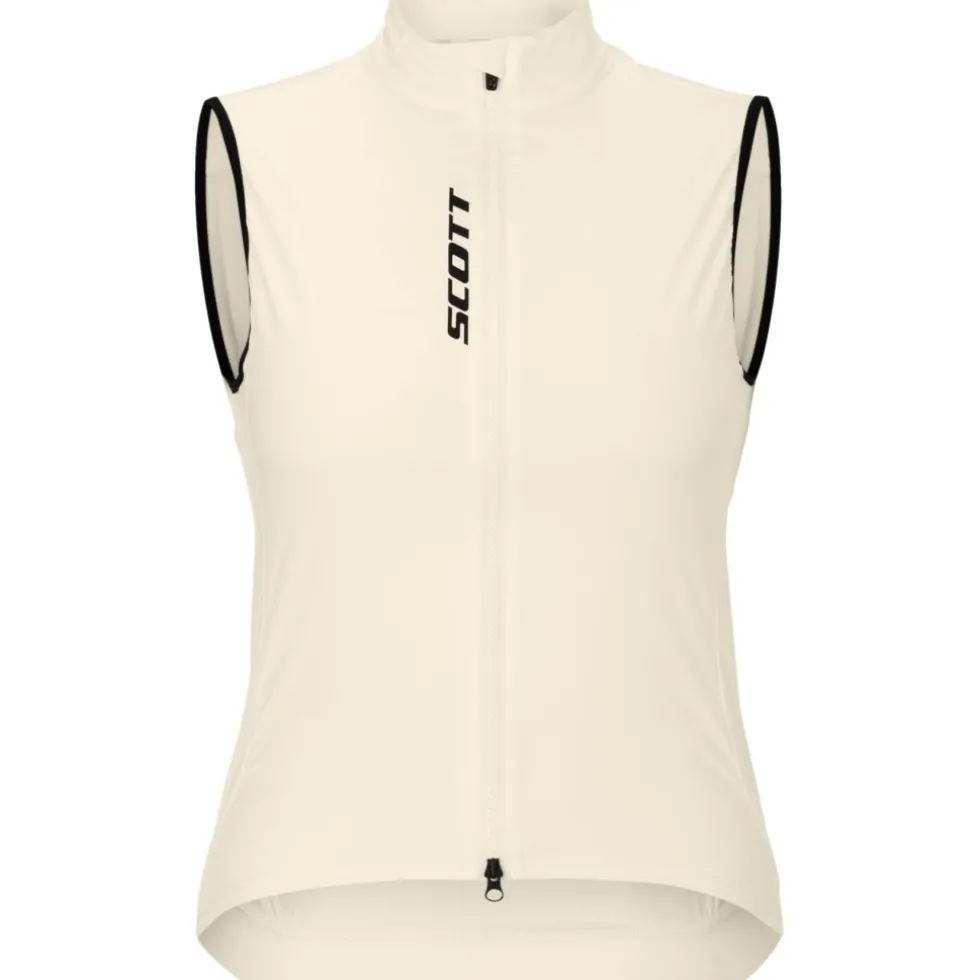 SCOTT Pro Windbreaker Vest Dames - cotton white