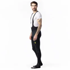 SCOTT RC Pro Warm Fietsbroek met Bretels Heren - black/sulphur yellow