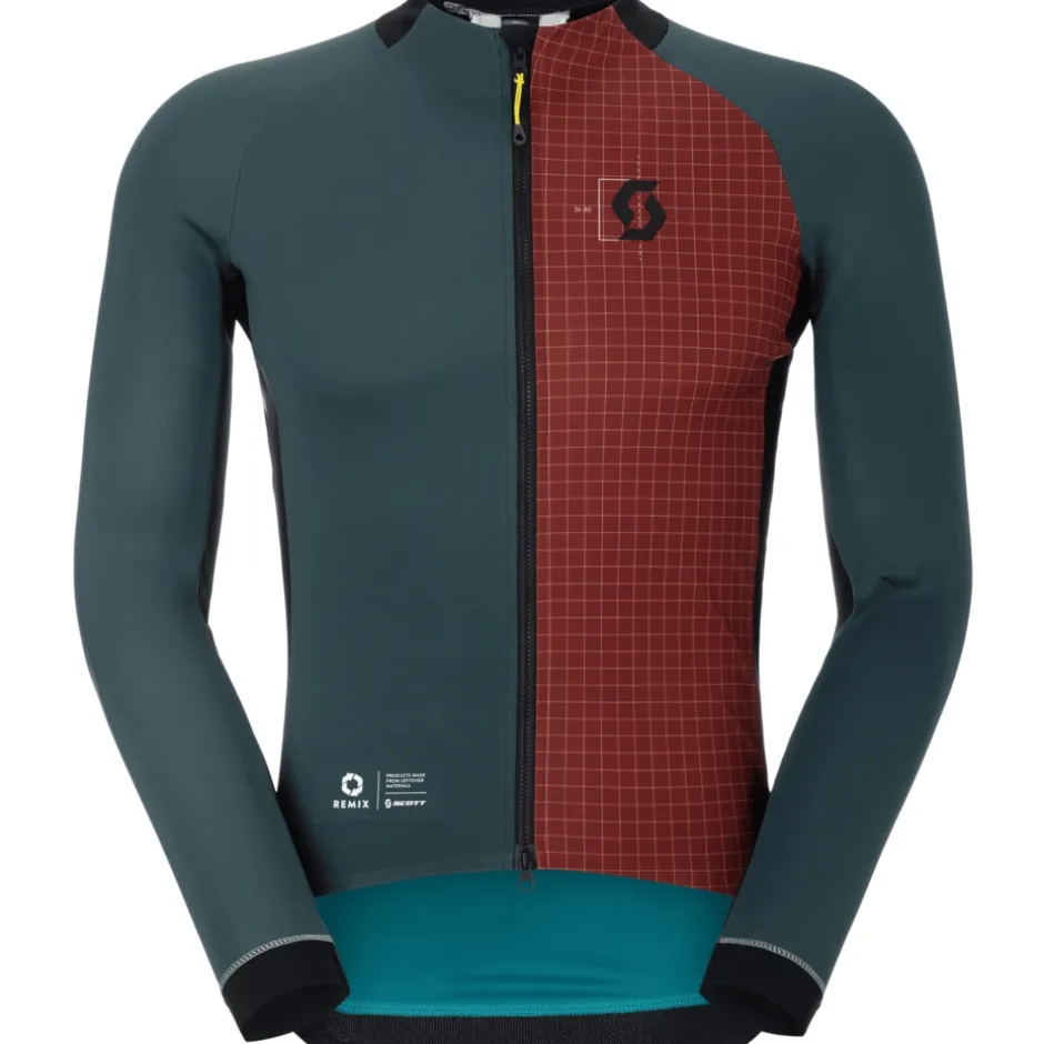 Winterjassen < SCOTT RC Pro War Gore-Tex Windstopper-Reix Jas Heren - aruba green/wood red
