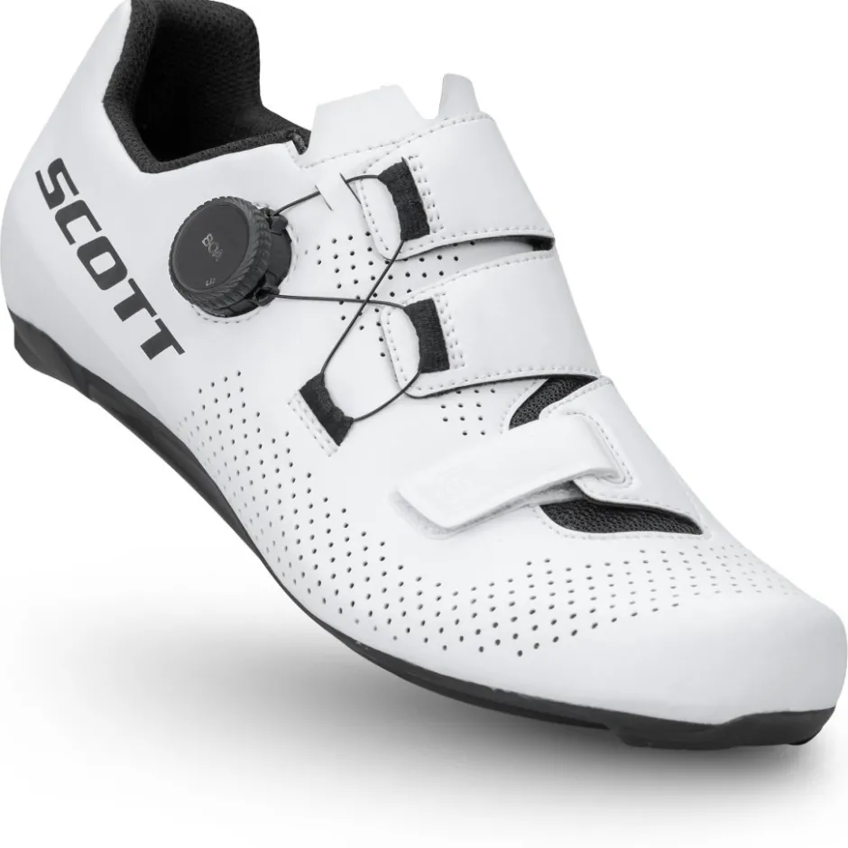 Wielrenschoenen|Wielrenschoenen < SCOTT Road Team BOA® Schoenen Vrouwen - white/black