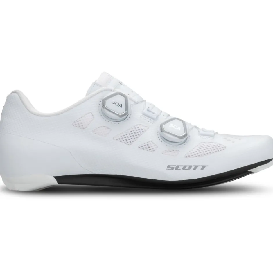Klikschoenen|Wielrenschoenen < SCOTT Road Vertec BOA® Schoenen Heren - white