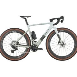 SCOTT SOLACE GRAVEL 10 - Carbon Gravel E-Bike - 2026 - pale green / beluga grey