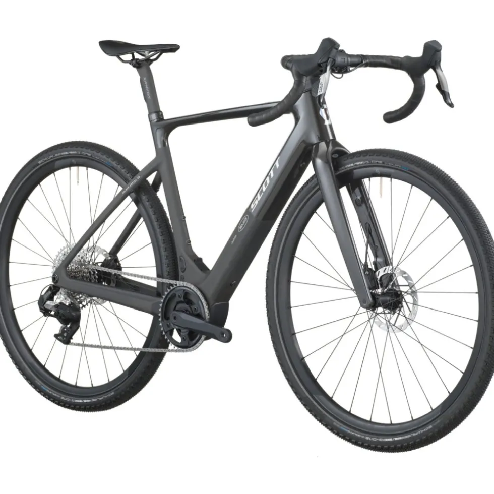 SCOTT SOLACE GRAVEL 30 - Carbon Gravel E-Bike - 2026 - carbon black