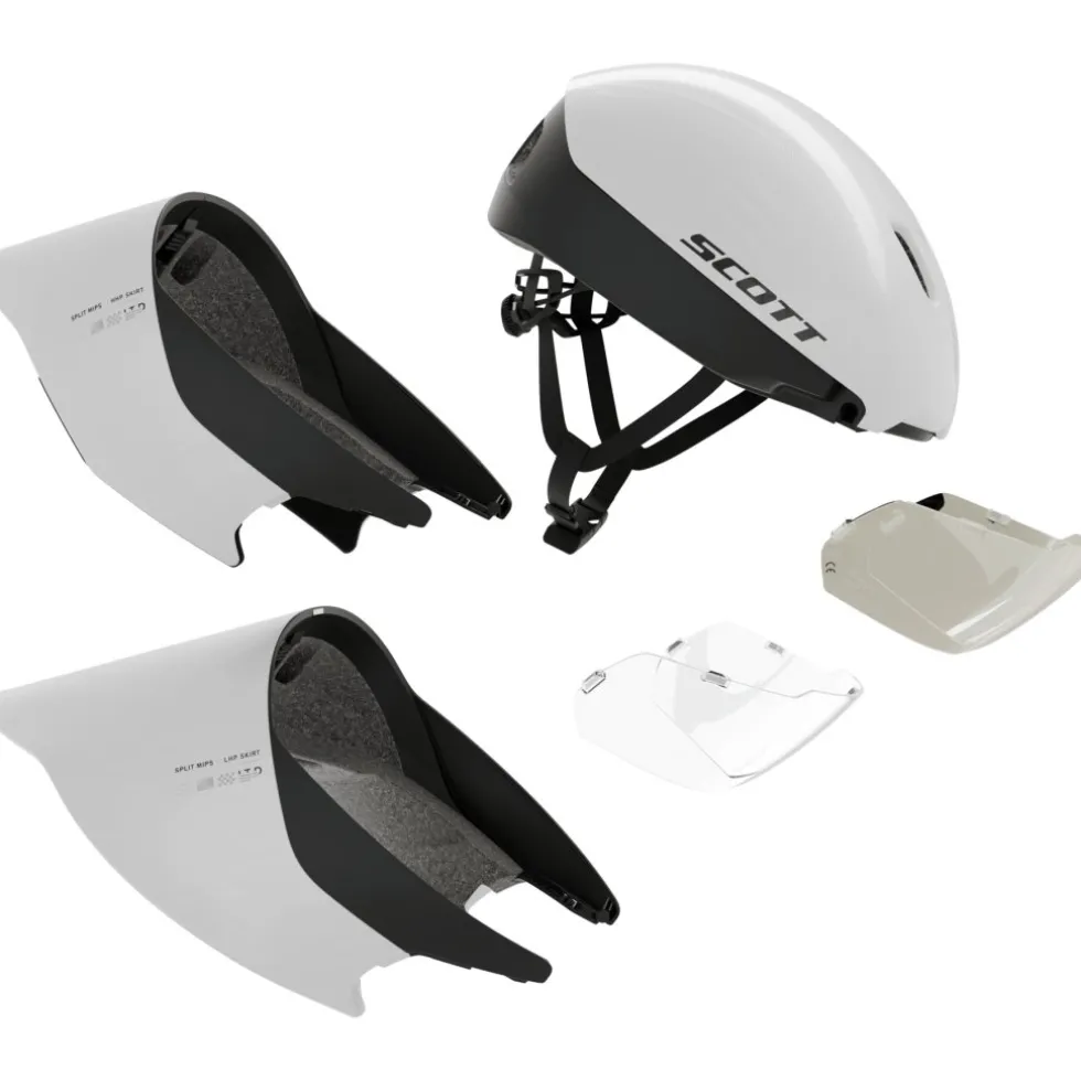 SCOTT Split MIPS (CE) Helm - mineral white