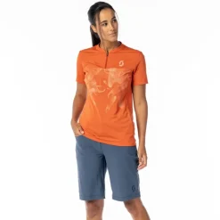 Mtb-Shorts < SCOTT Trail Flow w/ Pad hort met Zitkuen Dame - dark blue