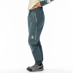 Winterbroeken < SCOTT Trail torm Hybrid Fietbroek Dame - fir green/cloud pink