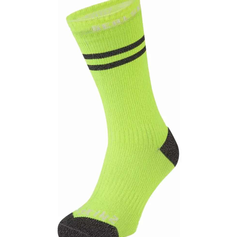 SealSkinz Scoulton Waterdichte Halflange Sokken Voor Warm Weer met Hydrostop - Neon Yellow