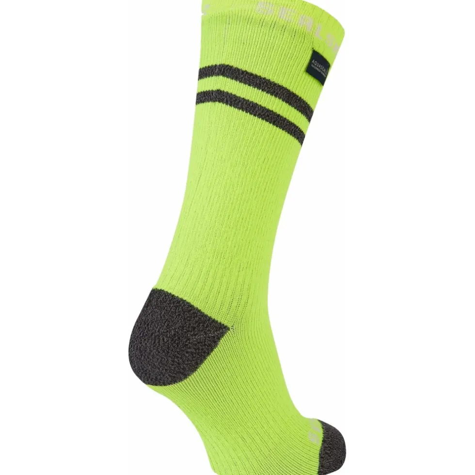 SealSkinz Scoulton Waterdichte Halflange Sokken Voor Warm Weer met Hydrostop - Neon Yellow