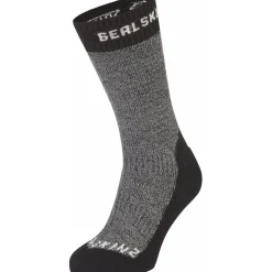 SealSkinz Stanfield Waterdichte Halflange Sokken Voor Extreem Koud Weer - Grey Marl