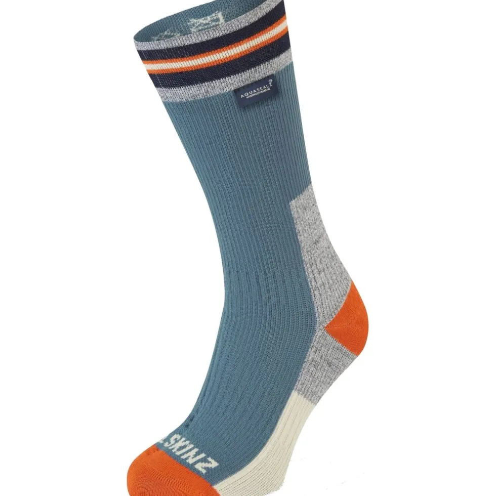 SealSkinz Surlingham Waterdichte, halflange Sokken - Blauw