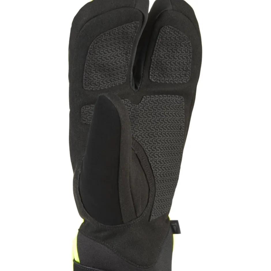 Winterhandschoenen < SealSkinz Barwick Waterdichte Extreme Koude Weer Cyclu Gepleten Vinger Handchoenen - Neon Yellow