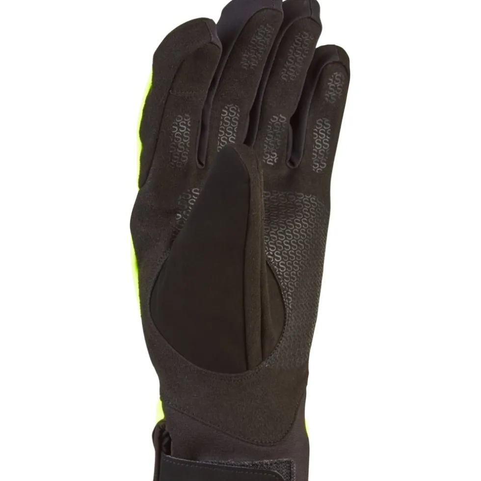 SealSkinz Bodham Waterdichte Fietshandschoen Voor Ale Weersomstandigheden Dames - Neon Yellow