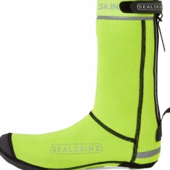 Overschoenen < SealSkinz Hempton Fietoverchoenen All Weather met Geloten Zool - Neon Yellow