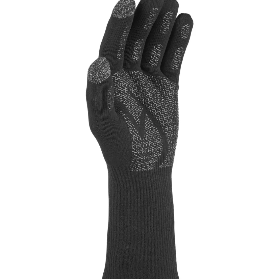 SealSkinz Skeyton Waterdichte Gebreide Handschoenen Voor Alle Weersomstandigheden Met Ultragrip - Zwart