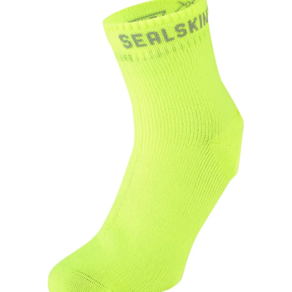 SealSkinz Thetford Waterdichte Fietsoversokken voor Alle Weersomstandigheden - Neon Yellow