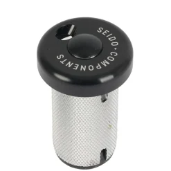 SEIDO Banjo Carbon Starre Voorvork - 28" | 53mm Offset | Tapered | Flatmount - 12x100mm - glossy black