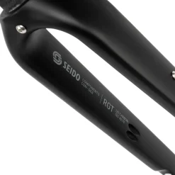 SEIDO RGT Carbon Disc Vork - Tapered - Flat Mount - 12x100mm - zwart