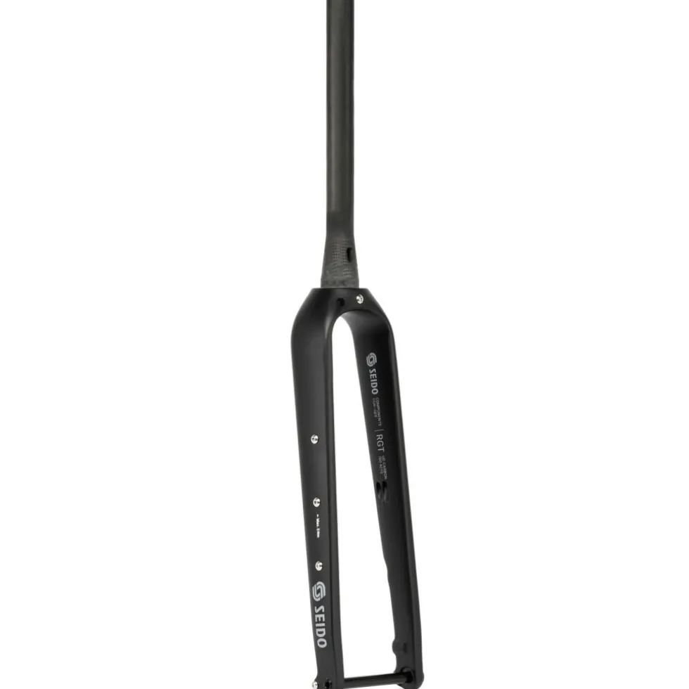 SEIDO RGT Carbon Disc Vork - Tapered - Flat Mount - 12x100mm - zwart