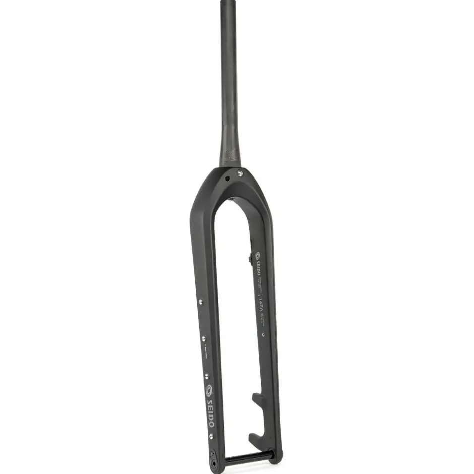 Vaste Voorvorken < SEIDO TAZA Carbon Voorvork - 27,5" / 29" | 1-1/8 - 1-1/2" Tapered | Post Mount | 15x110mm - zwart