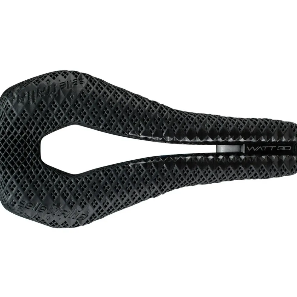 Selle Italia WATT 3D Kit Carbonio Superflow Zadel - U3 | zwart