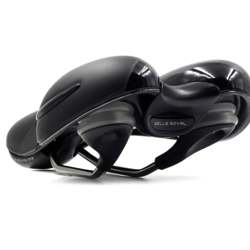Selle Royal Respiro Stracciatella Zadel - Moderate | Zwart
